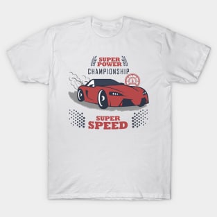 Racing Car Red T-Shirt